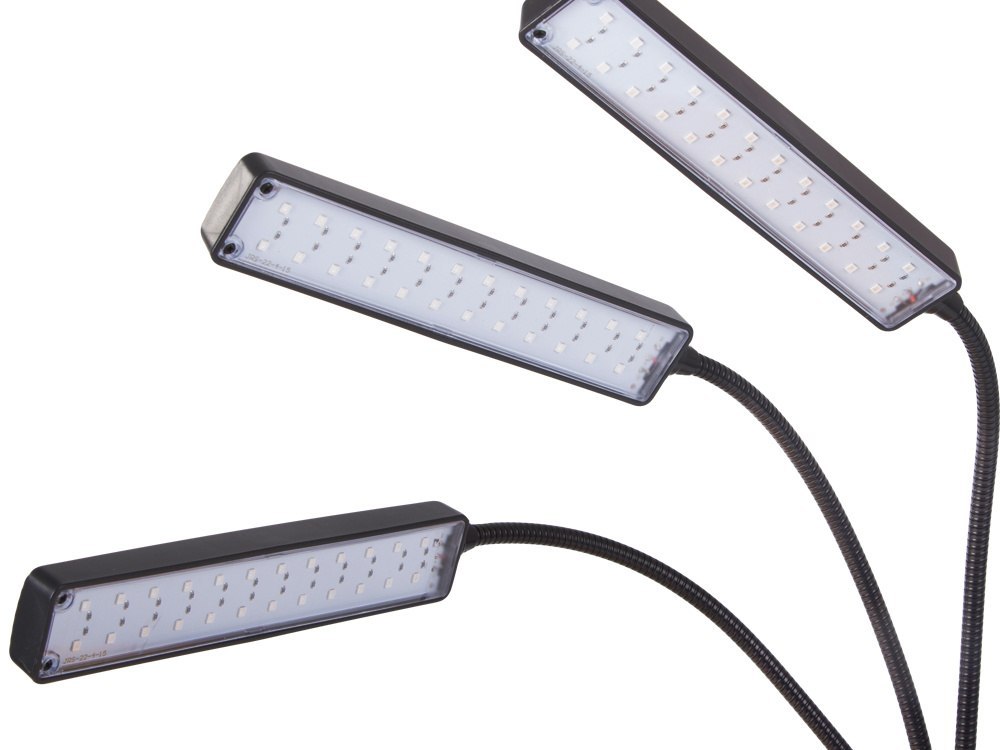 LAMPA DO ROŚLIN LED USB UPRAWY WZROSTU PANEL GROW LIGHT TIMER KLIPS KWIATÓW